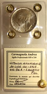10-lire-ag-1927-biga-2-rosette-fdc