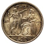 20-lire-ag-1927-vi-littore-fdc