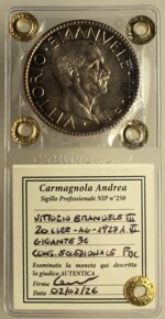 20-lire-ag-1927-vi-littore-fdc-conseccezionale