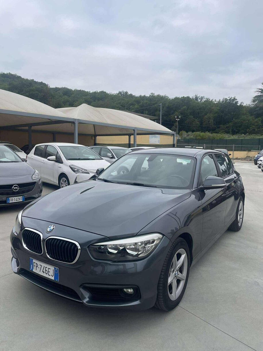 bmw serie 1 118d 2.0 business 150cv - euro6 - 2018 grigio scuro (5).jpeg
