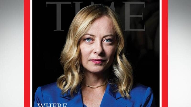 Giorgia Meloni al centro del dibattito dopo il Time