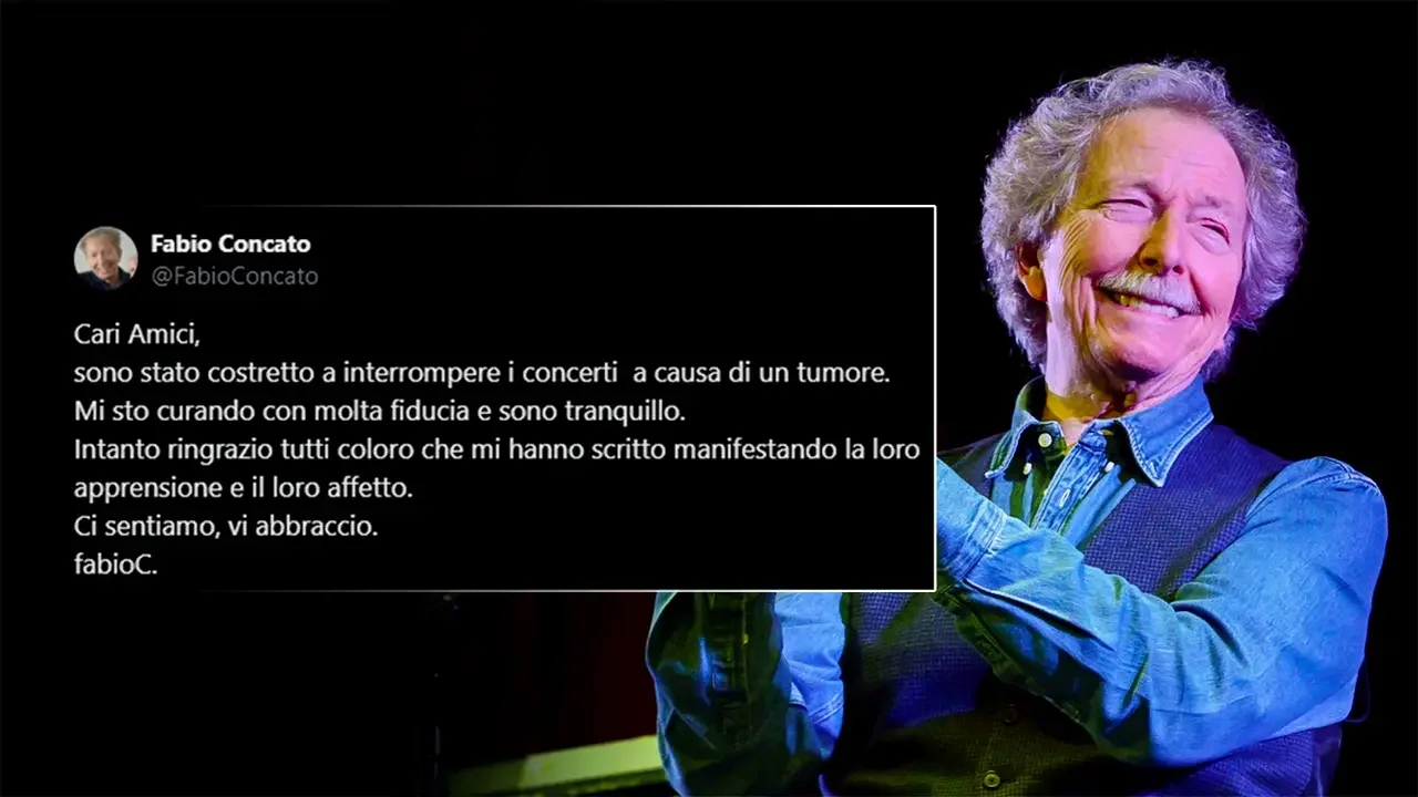 Fabio Concato annuncia la sua malattia: "Ho un tumore"