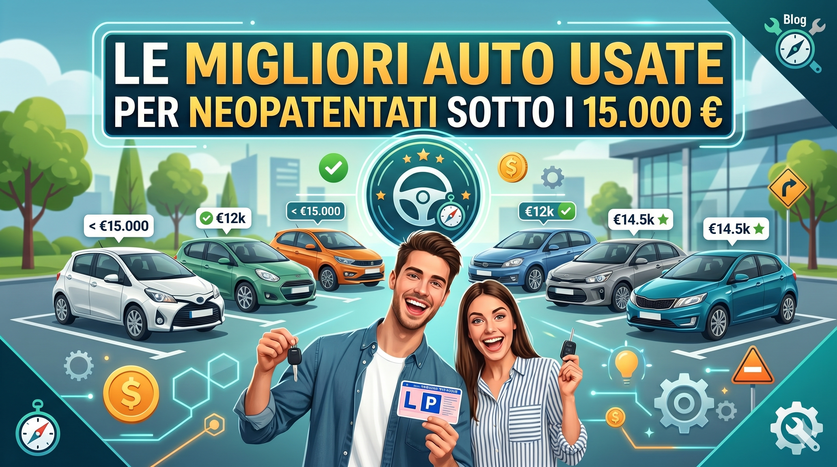Le Migliori Auto Usate 2026 per Neopatentati Sotto i 15.000 € le-migliori-auto-usate-per-neopatentati