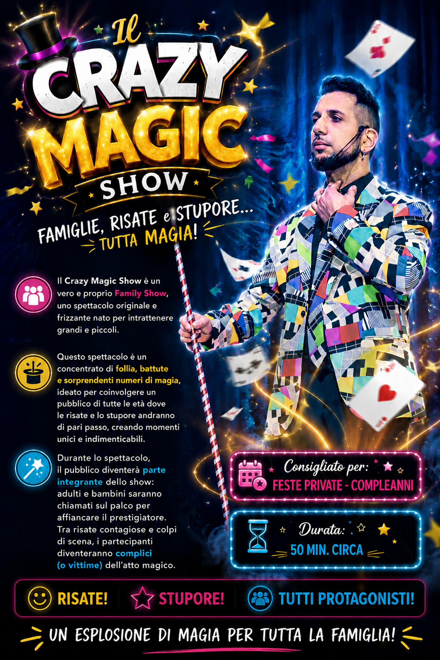crazy magic show