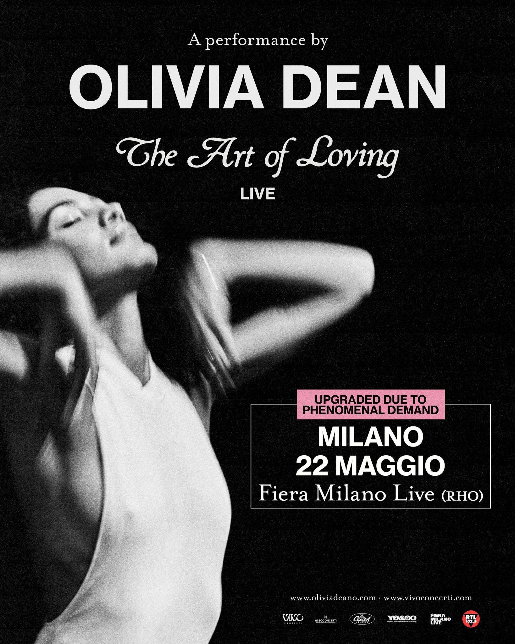 Olivia Dean sposta il suo show a Fiera Milano Live