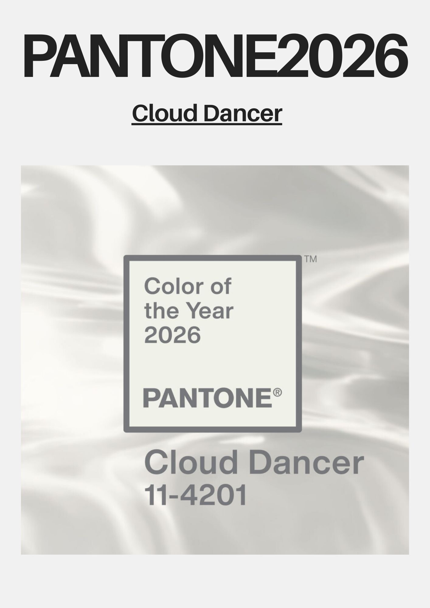 Cloud Dancer ci insegna l&rsquo;Arte della Pausa