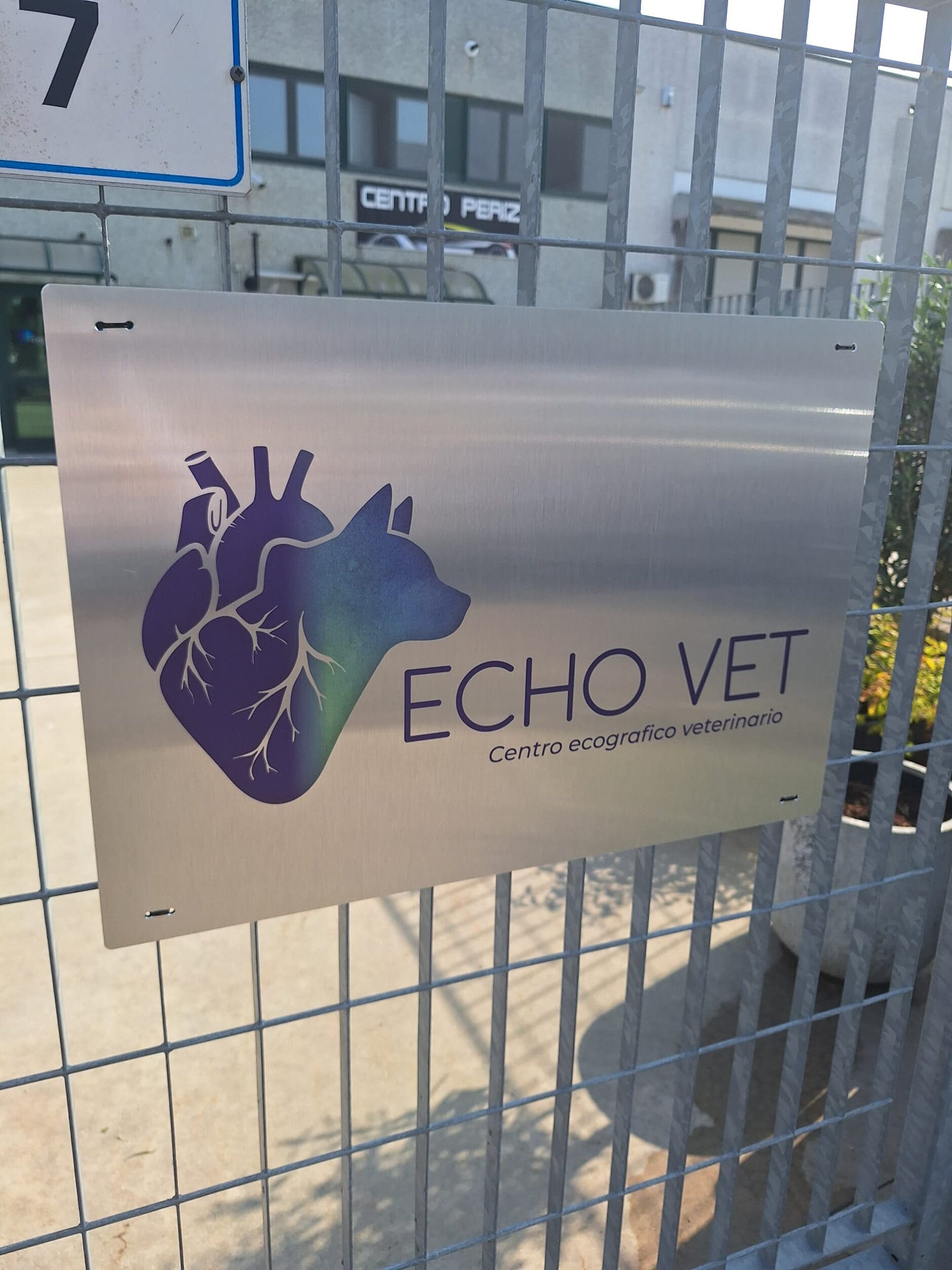 Insegna Centro Ecografico Veterinario Echo Vet