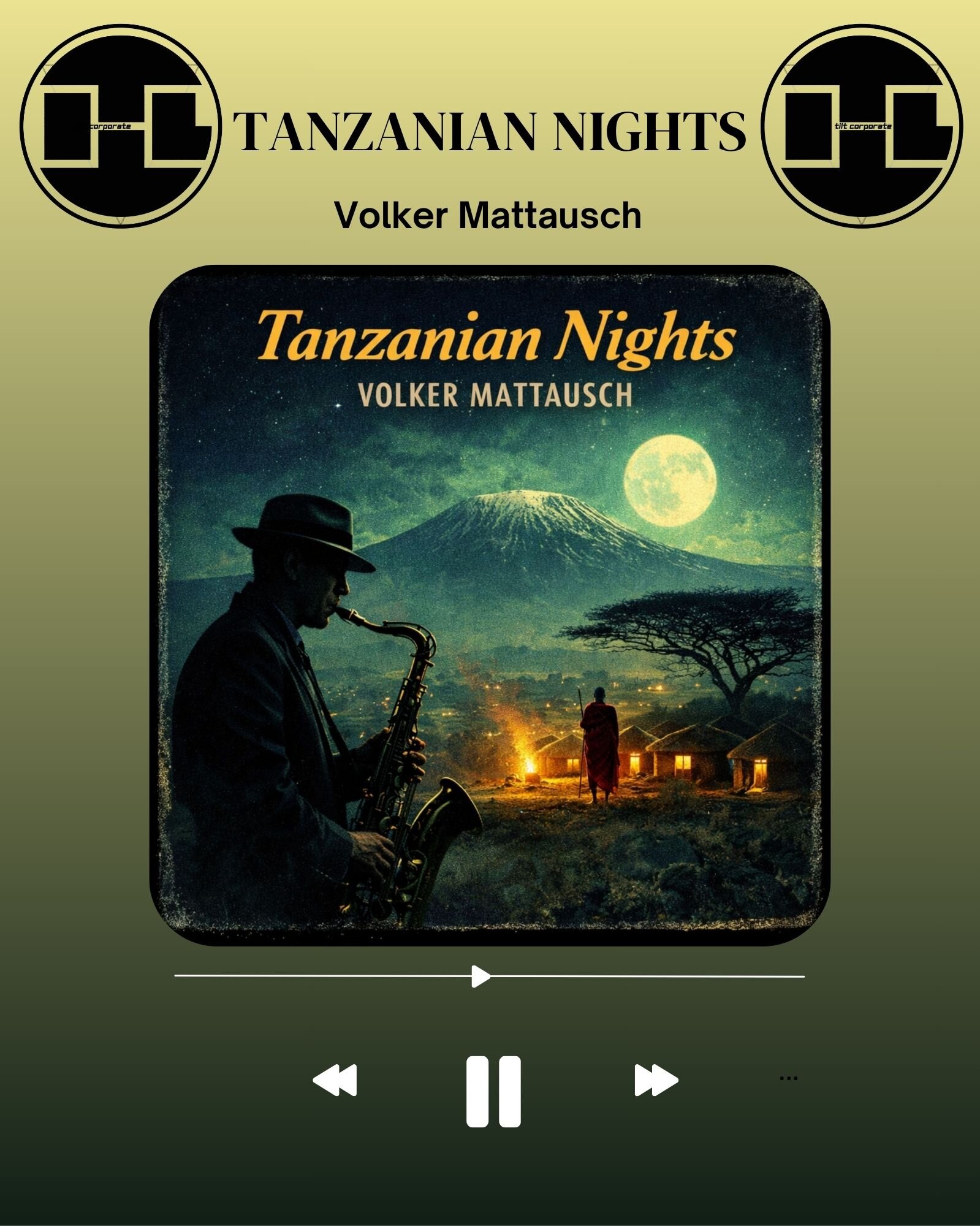 Tanzanian Nights &egrave; il nuovo singolo di Volker Mattausch!