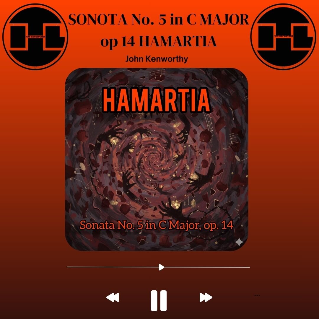 Sonata No. 5 in C Major, op. 14, "Hamartia" è il nuovo brano di John Kenworthy!