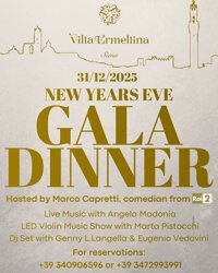 Villa Ermellina New Years Eve Gala Dinner
