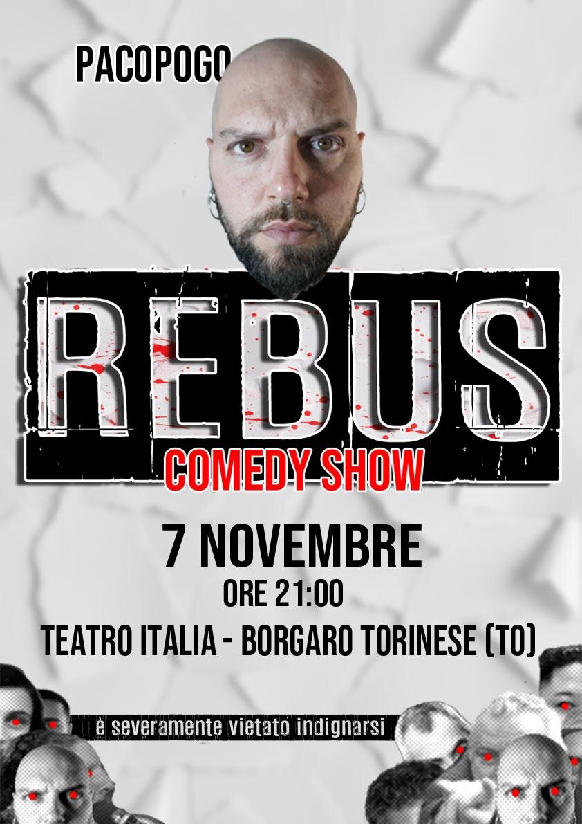 Paco Pogo live @ TIB Teatro Italia Borgaro - Sabato 07 Novembre 2026