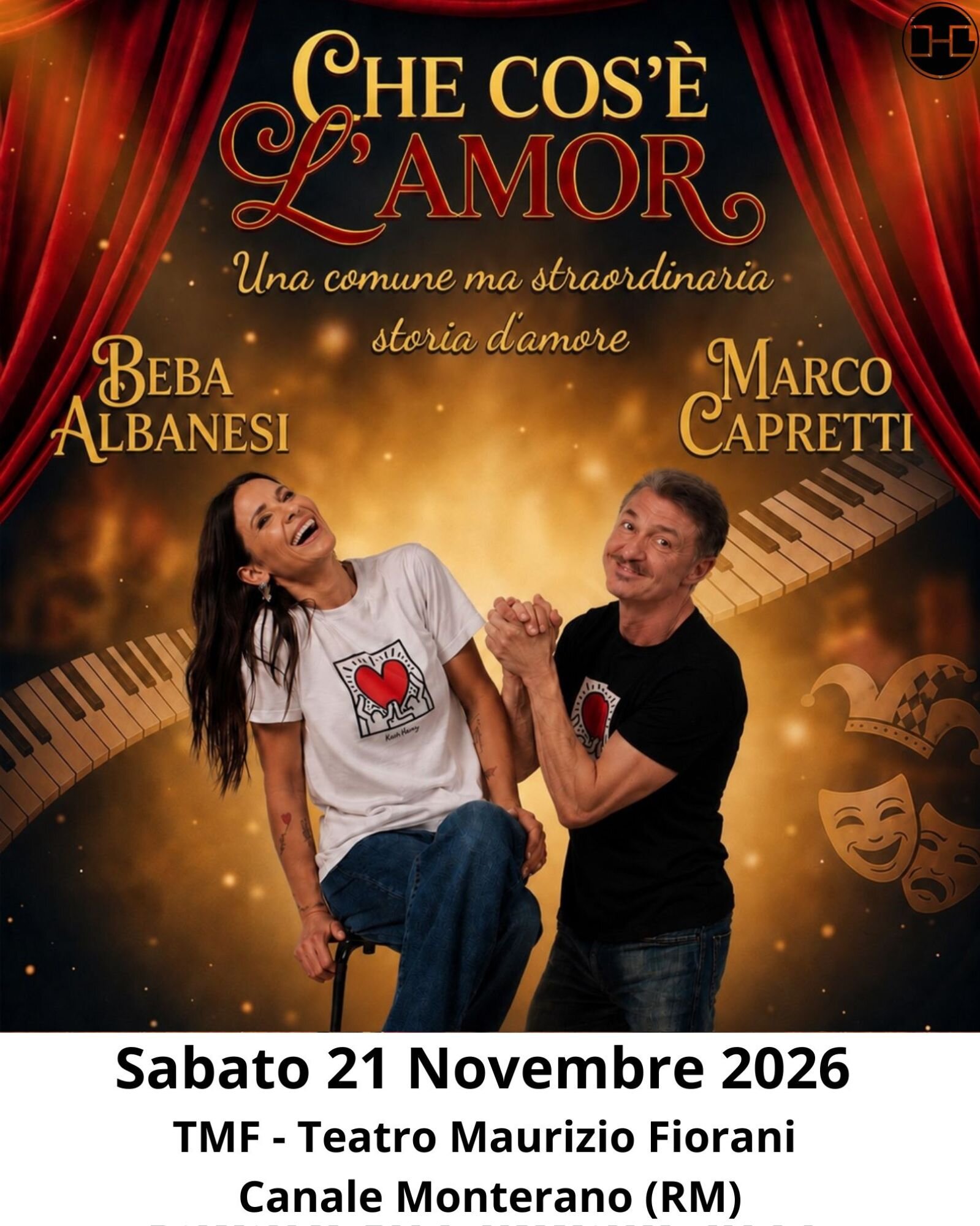 Sabato 21 Novembre 2026 - Marco Capretti e Beba Albanesi live @ TMF - Teatro Maurizio Fiorani di Canale Monterano (RM)