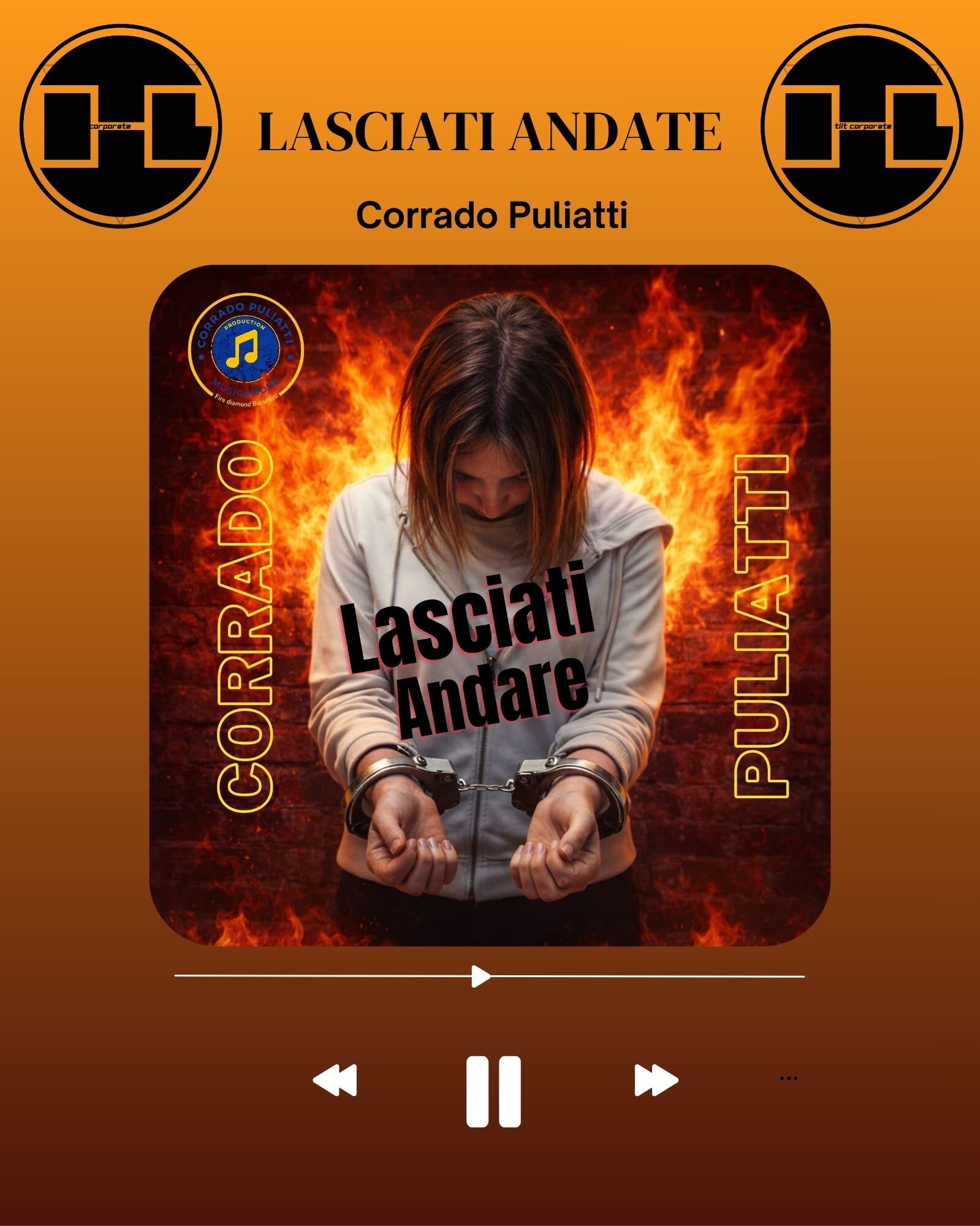Lasciati andate è il nuovo singolo di Corrado Puliatti!