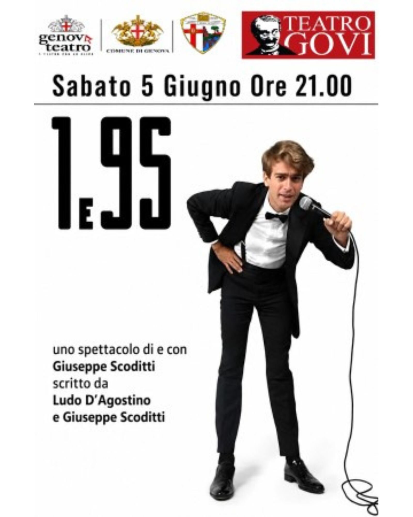 Giuseppe Scoditti live @ Teatro Govi di Genova - Sabato 05 Giugno 2027