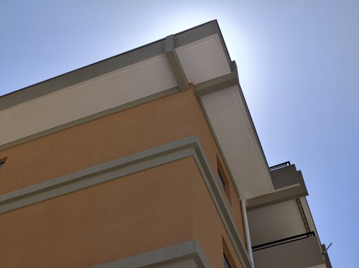 Facciata completamente riqualificata in Via Raiti, Siracusa - lavori a cura di Alderuccio Sebastiano Costruzioni