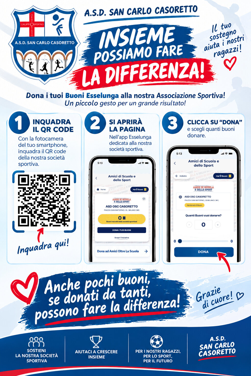 Amici della Scuola e dello Sport Esselunga 2026