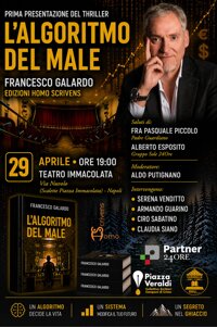 PRIMA PRESENTAZIONE “L'ALGORITMO DEL MALE”