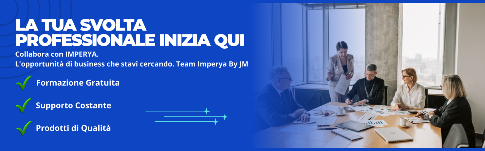 Collaboratori del Team Imperya by JM che lavorano insieme in un ambiente professionale internazionale