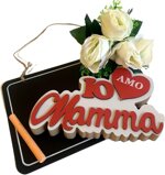 naramaki-lavagna-appendibile-20cm-gessetto-scritta-legno-amo-mamma-18cm-rose-bianche-artificiali-regalo-mamma
