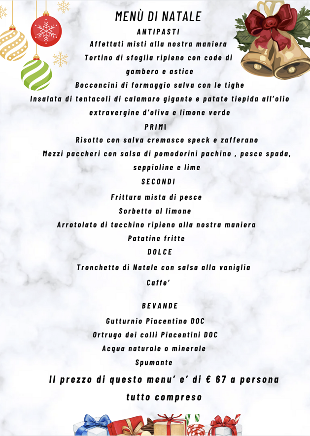 anteprima menu' di natale 2025