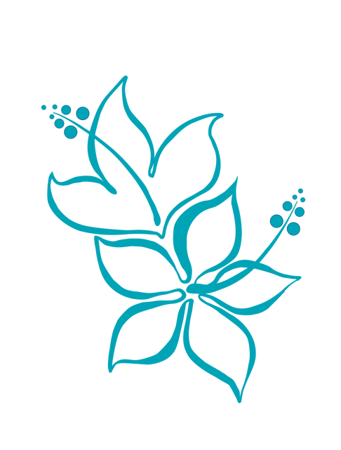 logo vahine_flower peacock