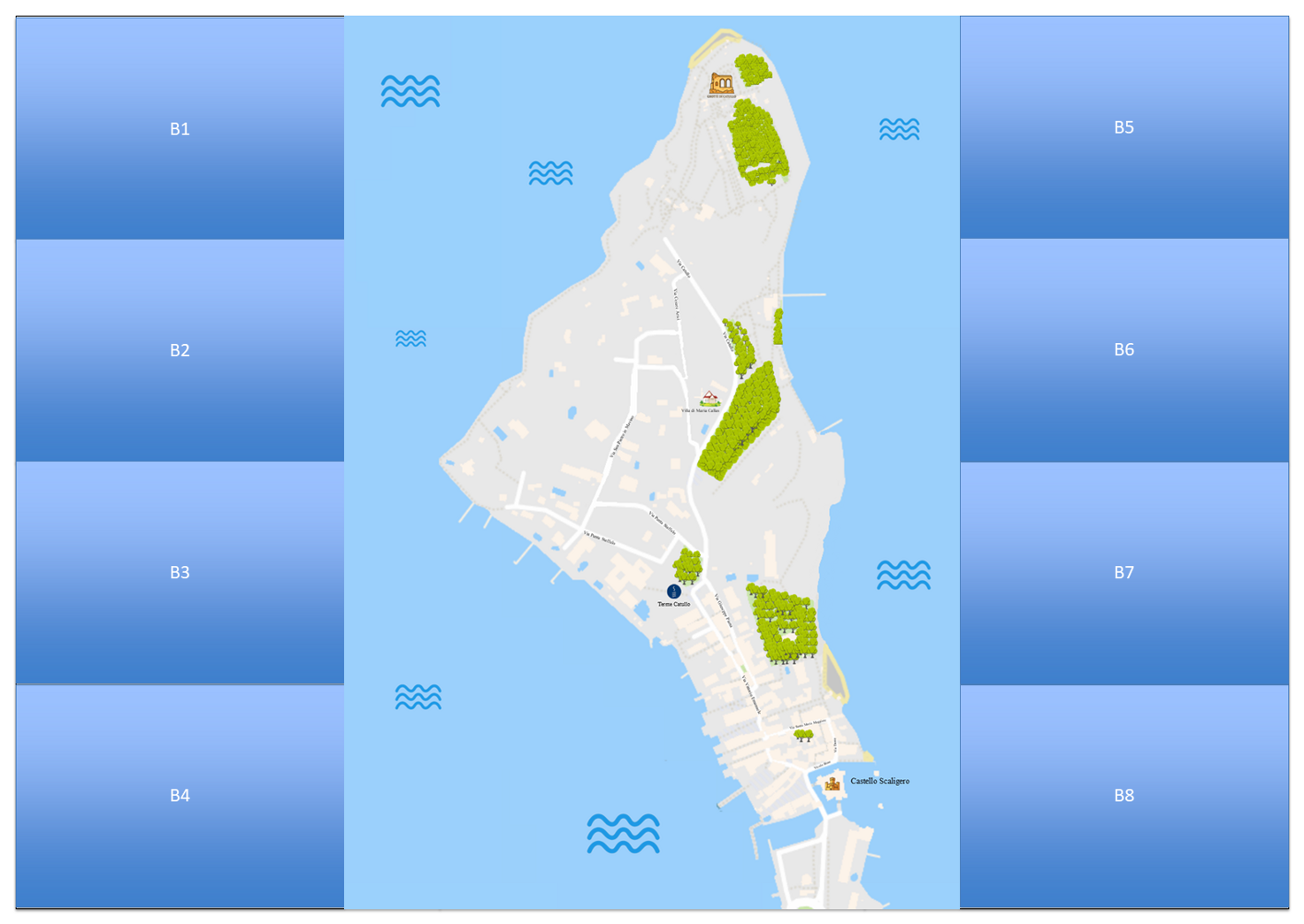 retro cartina sirmione