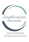 logo verticale semplicemente organize final trasp