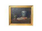 antico-dipinto-quadro-a-tema-farmacia-con-cornice