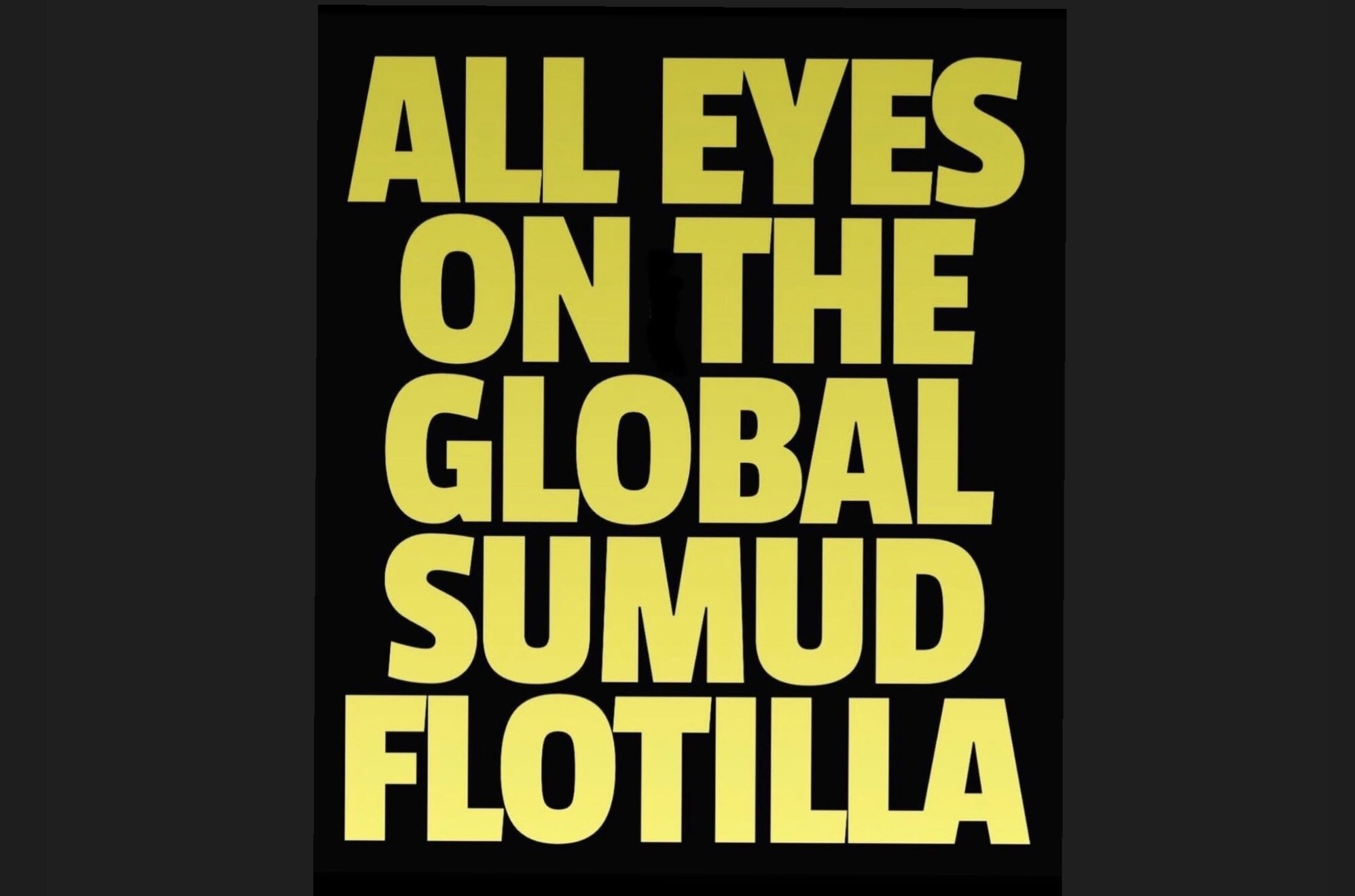 Tutti gli occhi sulla Global Sumud Flotilla, tranne quelli degli ignavi
