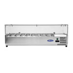 it-yindu-kitchen-equipment-atosa-vrx-refrigerato-portacondimenti-con-teca-in-vetro-corpo-acciao-inox-dim-1805-x-335-x-465-mm-capacita-8-vaschette-da-gn-14