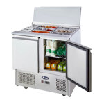 it-yindu-kitchen-equipment-atosa-saladette-2-ante-con-coperchio-copringredienti-gn11-piano-di-lavoro-135-mm-in-teflon-corpo-acciao-inox-900-x-700-x-947-mm-l-x-p-x-a