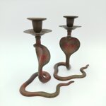 coppia-porta-candela-cobra