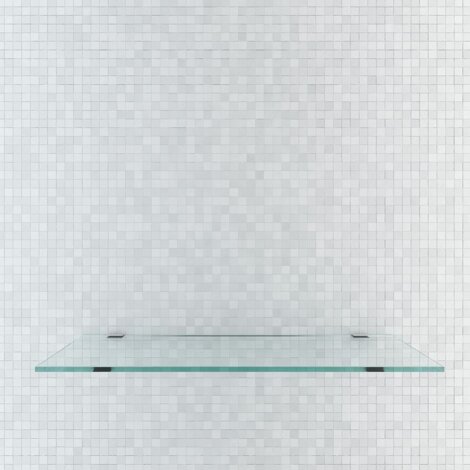 mensola in vetro temperato