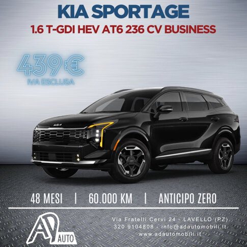 Noleggio Kia sportage - Ad Automobili Lavello