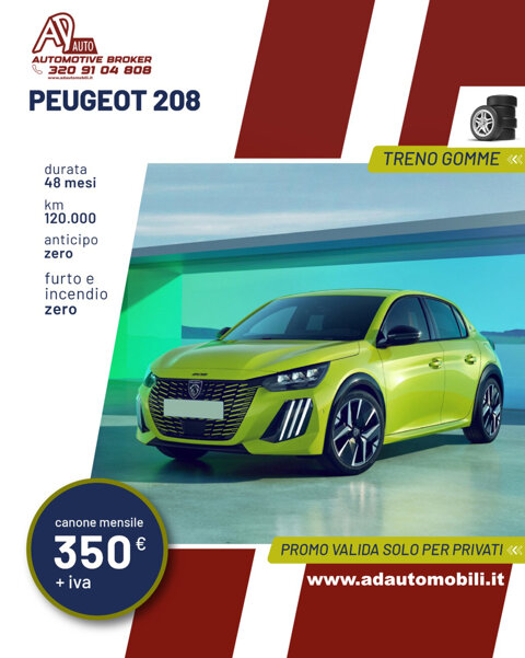 Noleggio a privati peugeot 208 - Ad Automobili Lavello