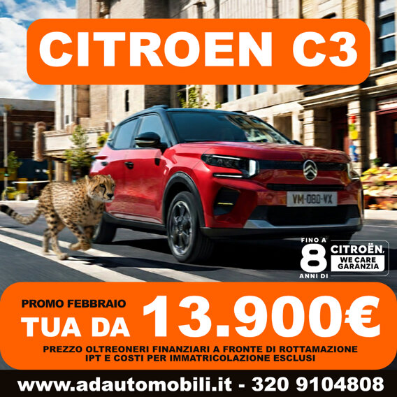 Citroen C5 Aircross nuova in offerta a Lavello 2026: broker AD Automobili per acquisto e KM0 in Basilicata e Puglia.