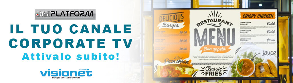 Digital Signage per le attività commerciali Digital Signage per le attività commerciali