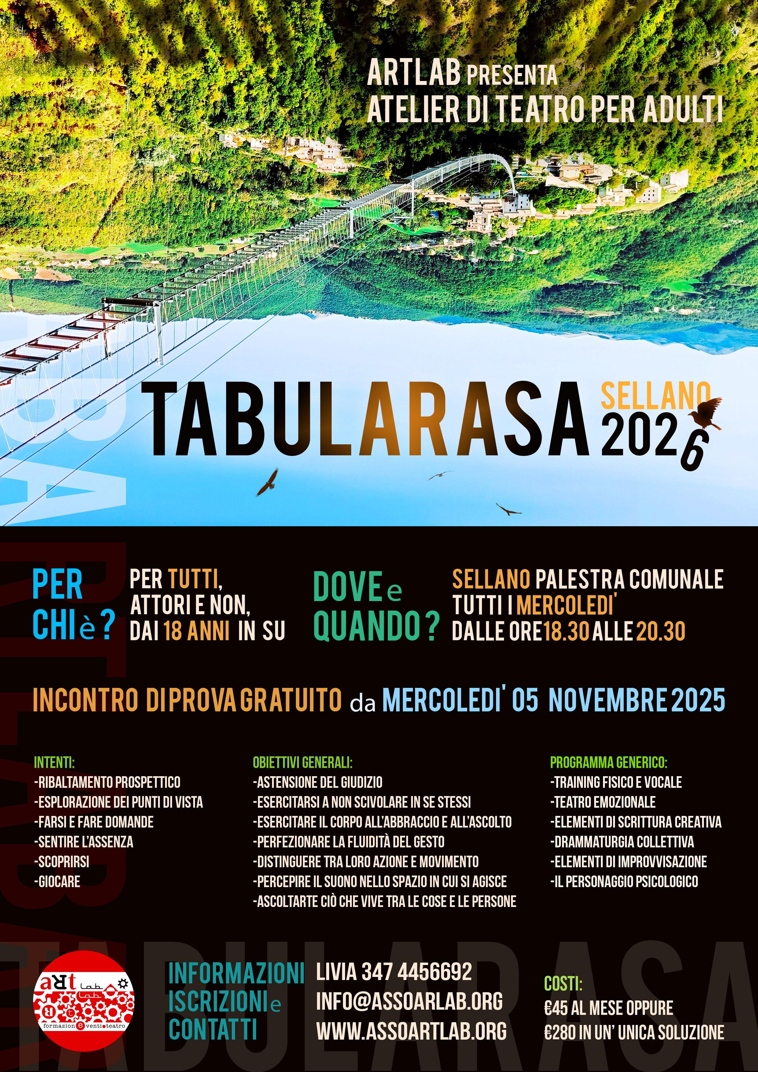 TABULARASA - Atelier di Teatro per adulti TABULARASA - Atelier di Teatro per adulti