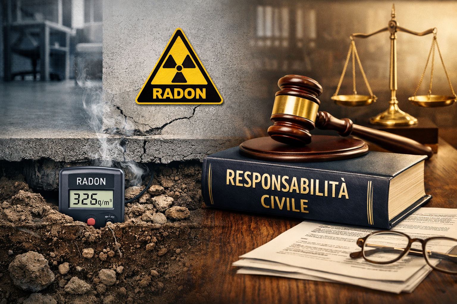 Responsabilit&agrave; civile e radon: rischi legali e obblighi per le aziende