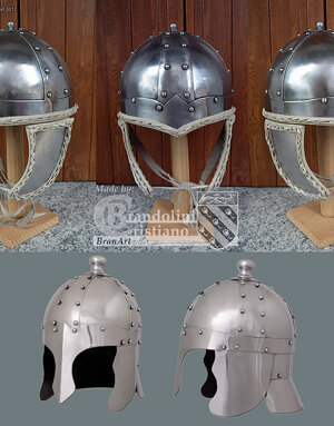 Come prendere un elmo fantasy e farlo diventare un elmo di VI-VII secolo.