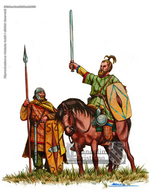 Guerrieri Cimbri e Teuroni.