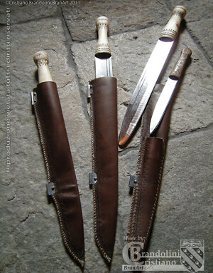 Scramasax longobardi. VI-VII secolo d.C. Battle Ready.