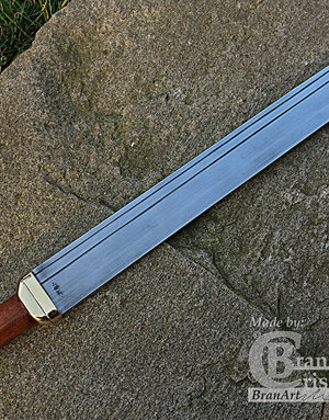 Langsax longobardo VI-VII secolo. Lunghezza lama cm. 50. Battle Ready.