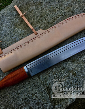 Scramasax VI-VII secolo d.C. Battle Ready.