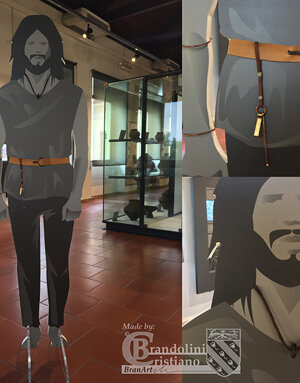 Cintura e monili maschili golasecchiani.