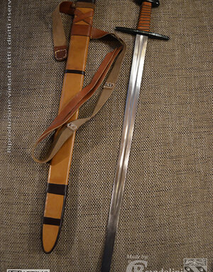 Spada normanna a una mano (X-XI secolo), peso 1400 grammi, Battle Ready.