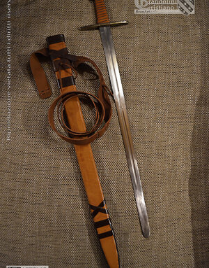 Spada normanna a una mano (X-XI secolo), peso 1400 grammi, Battle Ready.