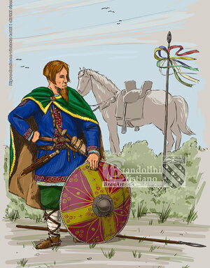 Cavaliere longobardo.
