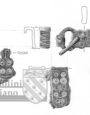 Disegno di materiali archeologici