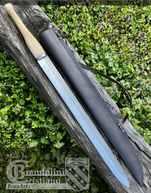 Langsax dalla necropoli longobarda di Benevento, Contrada Pezza Piana (VII secolo d.C.).